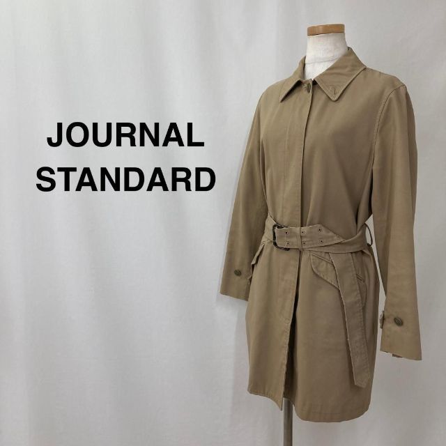 JOURNAL STANDARD(ジャーナルスタンダード)のJOURNAL STANDARD レンチコート ベージュ レディース レディースのジャケット/アウター(トレンチコート)の商品写真