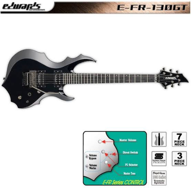 上品】 ESP - E-FR130GT Edwards エレキギター - www.thegrindsession.com