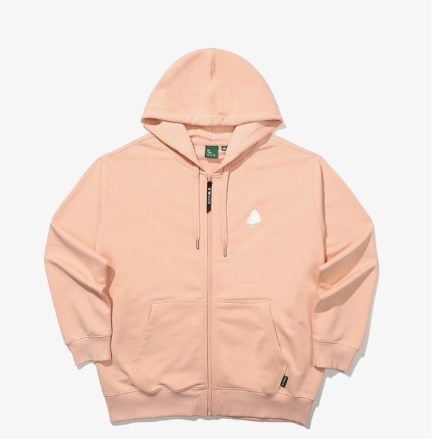 In the SOOP SVT zip up  hoodie(peach) 公式