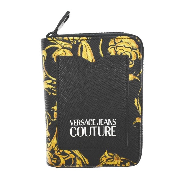 VERSACE(ヴェルサーチ)のVERSACE JEANS COUTURE 折り財布 バロック ブラック メンズのファッション小物(折り財布)の商品写真