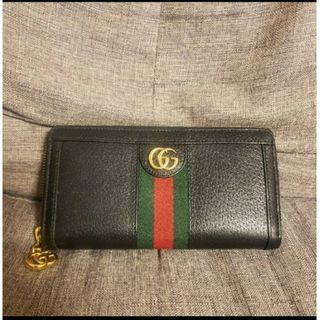 グッチ(Gucci)のオールドグッチ　長財布　シェリーライン(財布)