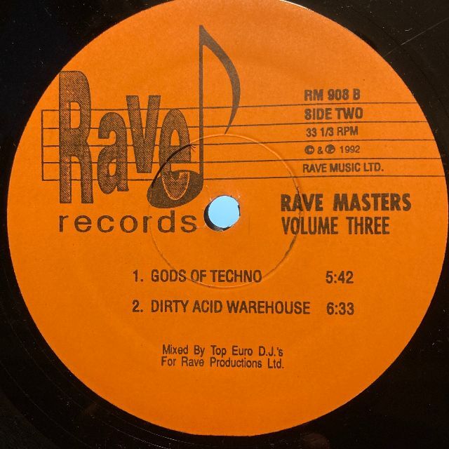 Rave Masters Volume Three 楽器のDJ機器(その他)の商品写真