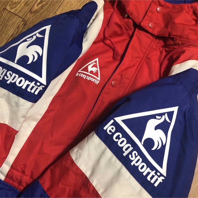 90s le coq sportif FRANCE ベンチコート トリコカラー