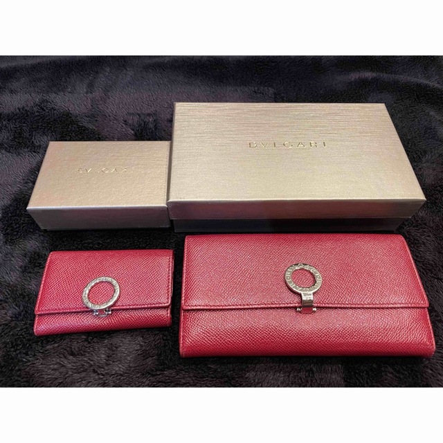 最終値下げ BVLGARI 今月末まで出品！BVLGARI ブルガリ 財布 キーケース セット 長財布 