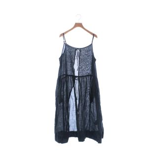 ネストローブ(nest Robe)のnest robe ネストローブ ワンピース F 黒 【古着】【中古】(ひざ丈ワンピース)