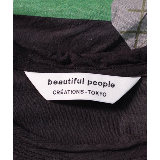 beautiful people(ビューティフルピープル)のbeautiful people Tシャツ・カットソー S グレー 【古着】【中古】 レディースのトップス(カットソー(半袖/袖なし))の商品写真