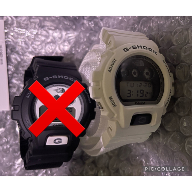 Supreme/The North Face/ G-Shock改 黒文字版-
