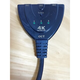 HDMI切替器  HDMI分配器 /セレクター 中古品 3入力1出力(映像用ケーブル)