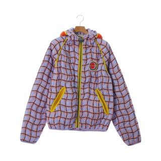 マルニ(Marni)のMARNI ブルゾン（その他） 50(XL位) 水色xオレンジx黒(チェック) 【古着】【中古】(その他)