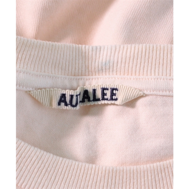 AURALEE(オーラリー)のAURALEE オーラリー Tシャツ・カットソー 1(M位) ピンク 【古着】【中古】 レディースのトップス(カットソー(半袖/袖なし))の商品写真