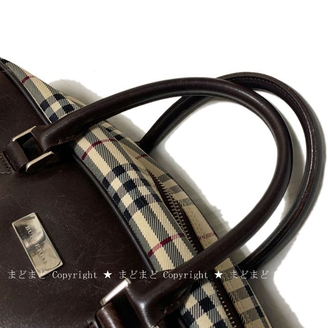 BURBERRY(バーバリー)のバーバリー 大容量 ショルダーストラップ付 2WAY チェック ボストンバッグ メンズのバッグ(ボストンバッグ)の商品写真