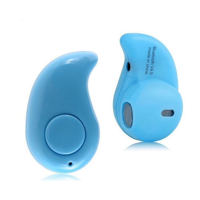 格安 Bluetooth ワイヤレスイヤホン 片耳 iPhone ブルー スマホ/家電/カメラのオーディオ機器(ヘッドフォン/イヤフォン)の商品写真