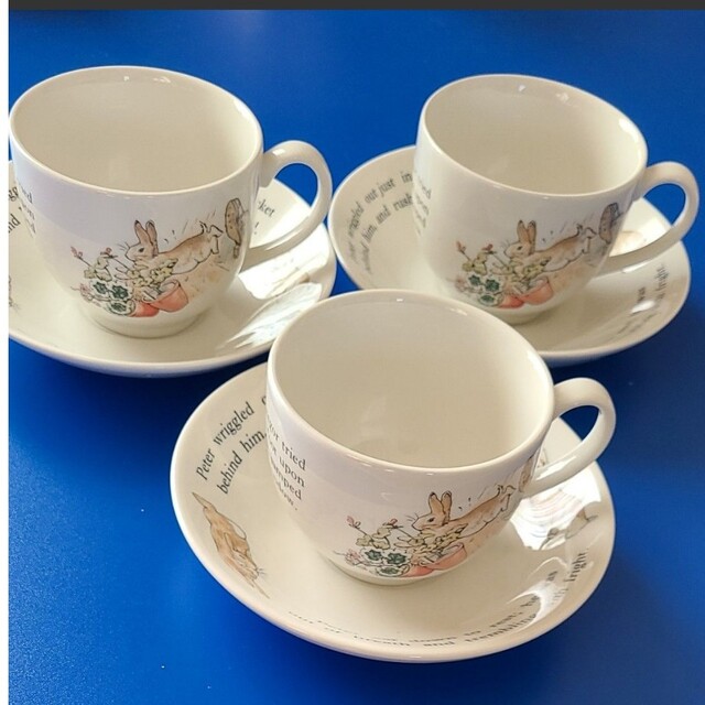 新品 ピーターラビット WEDGWOOD ウェッジウッド カップ ソーサー 皿