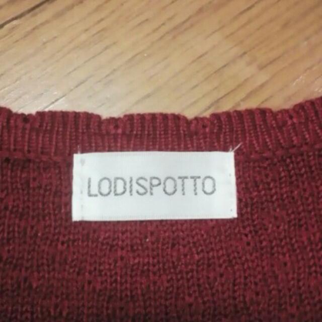 LODISPOTTO(ロディスポット)のお花キラキラニット レディースのトップス(ニット/セーター)の商品写真