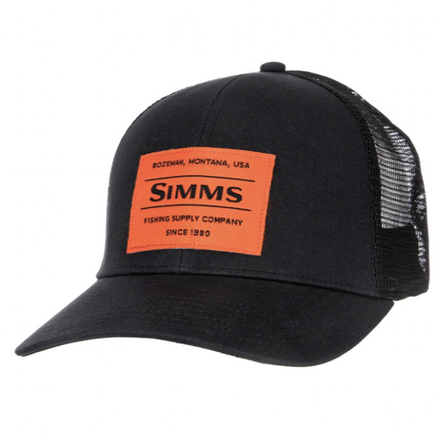 Simms cap シムス キャップ 帽子 ORIGINAL PATCH 新品