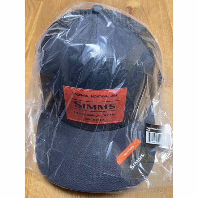 Simms cap シムス キャップ 帽子 ORIGINAL PATCH 新品