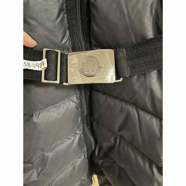 MONCLER(モンクレール)の【専用】モンクレール　ロングダウン黒　　ナンテス　ファー付き　moncler レディースのジャケット/アウター(ダウンコート)の商品写真