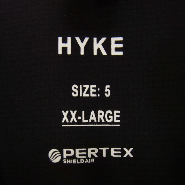 HYKE ハイク 22SS  221-17323 044 PERTEX TRENCH COAT パーテックス トレンチコート ブラック系 5 3