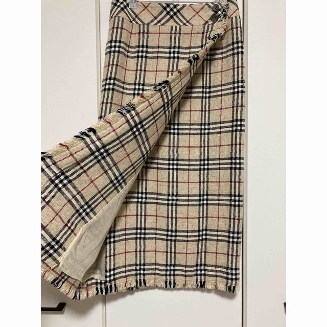 BURBERRY(バーバリー)のBURBERRY LONDON チェック柄巻きスカート レディースのスカート(ロングスカート)の商品写真