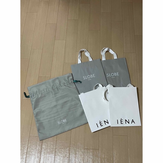 IENA(イエナ)の【美品お得】IENA  SLOBE IENA ショップ袋 各2枚&巾着1枚 レディースのバッグ(ショップ袋)の商品写真