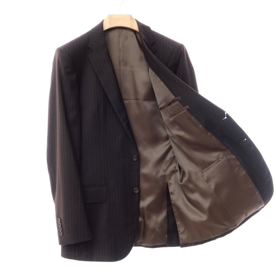 中古】ワールズ ビスポーク WORLD'S BESPOKE ウール ストライプ 2つ