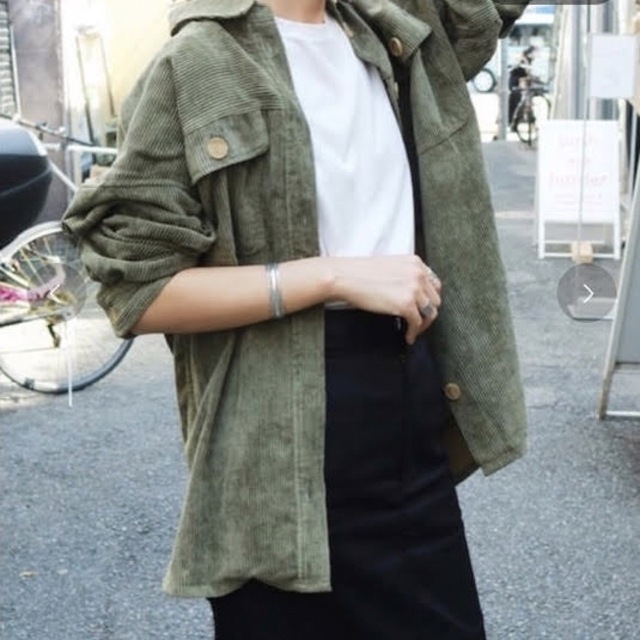 TODAYFUL - TODAYFUL コーデュロイシャツ カーキ オーバーサイズ