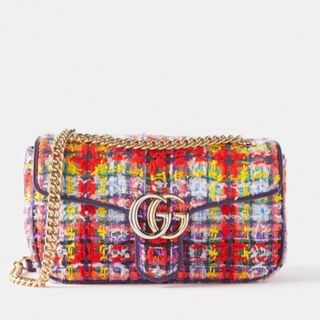 グッチ(Gucci)のグッチ　ツイードショルダーバッグ(ショルダーバッグ)