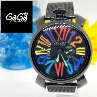 GaGaMILANO】ガガミラノ 腕時計 マヌアーレ46 高級 新品電池です☆-