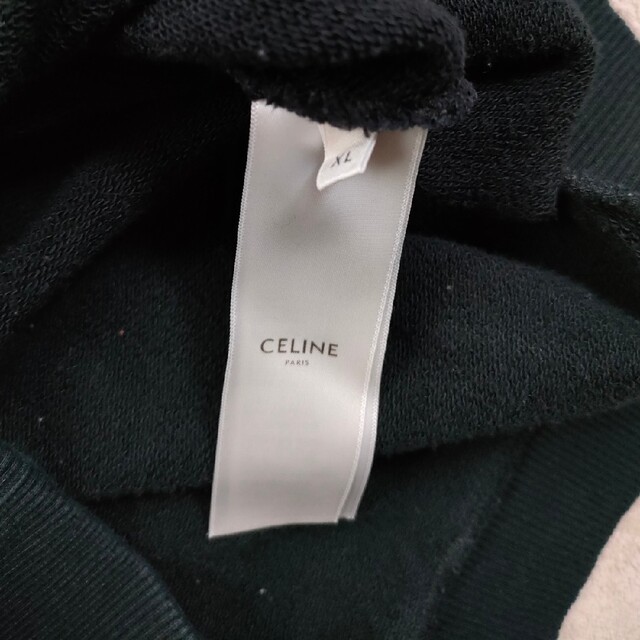 celine(セリーヌ)の【確実正規品】セリーヌ CELINE バックプリントロゴパーカー ユニセックス レディースのトップス(パーカー)の商品写真