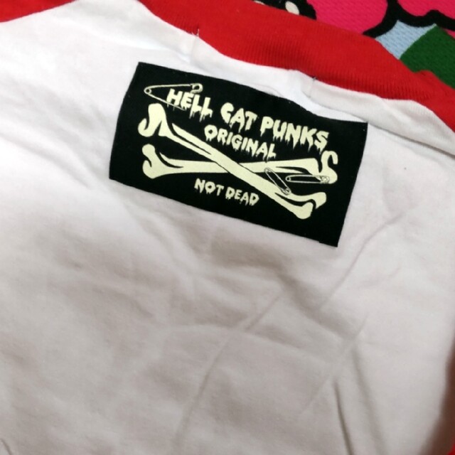 HELLCATPUNKS(ヘルキャットパンクス)のHELL CAT PUNKS🎀ラグランT レディースのトップス(Tシャツ(長袖/七分))の商品写真