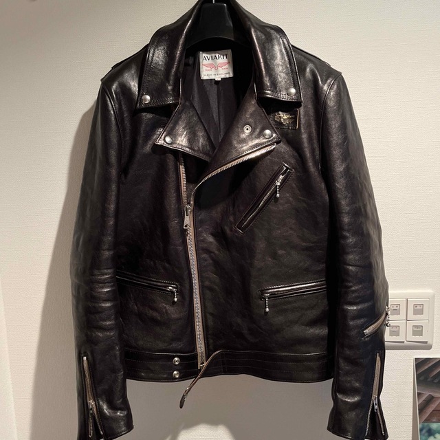 Lewis Leathers(ルイスレザー)の専用　ルイスレザー　441Tサイクロン　ベジカウ メンズのジャケット/アウター(ライダースジャケット)の商品写真