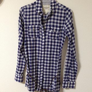 アバクロンビーアンドフィッチ(Abercrombie&Fitch)のお値下げ中☆アバクロ チェックのシャツ(シャツ/ブラウス(長袖/七分))