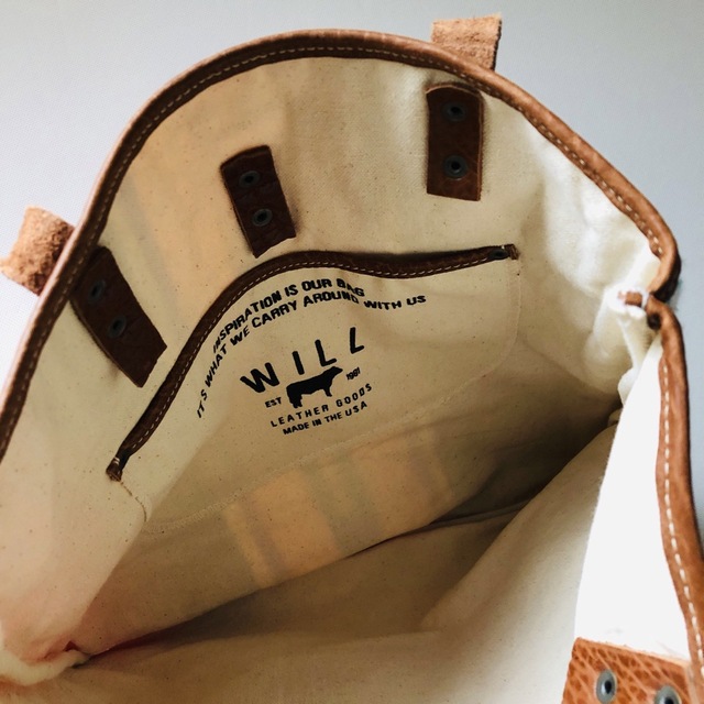 WILL LEATHER GOODS トートバッグ 米国製 ネイティブ柄 WILL LEATHER GOODS トートバッグ 米国製 ネイティブ柄