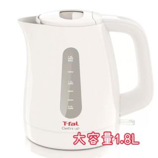 ティファール(T-fal)の【新品】ティファール 電気ケトル 1.8L ホワイト(電気ケトル)