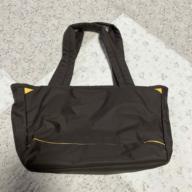 PORTER(ポーター)のナイロン　ハンドバッグ　チャイロ×イエロー レディースのバッグ(ハンドバッグ)の商品写真