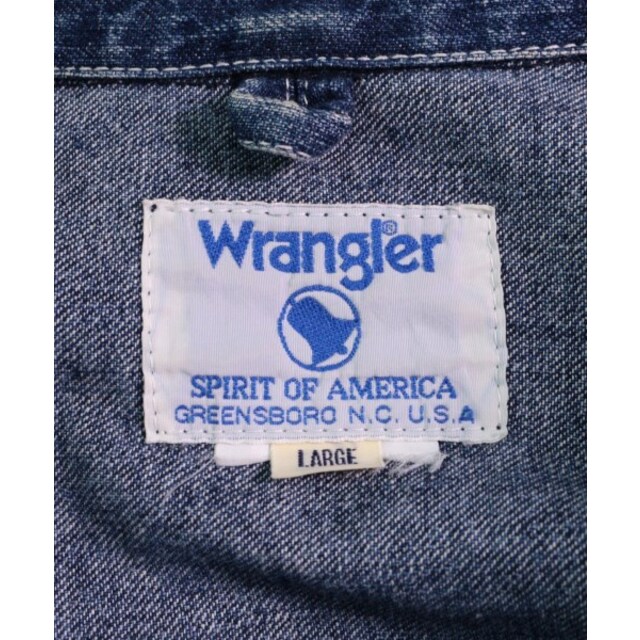 Wrangler(ラングラー)のWrangler ラングラー デニムジャケット L インディゴ(デニム) 【古着】【中古】 メンズのジャケット/アウター(Gジャン/デニムジャケット)の商品写真