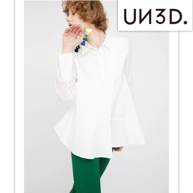 UN3D.(アンスリード)の【新品】UN3D. LAYERED FRILL SHIRTS レディースのトップス(シャツ/ブラウス(長袖/七分))の商品写真