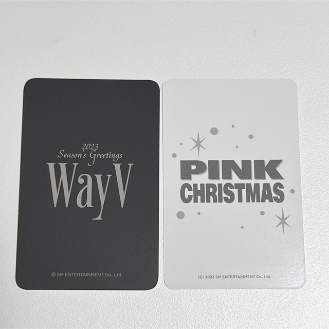WayV ヘンドリー シーグリktown4u特典・ピンククリスマス トレカセット