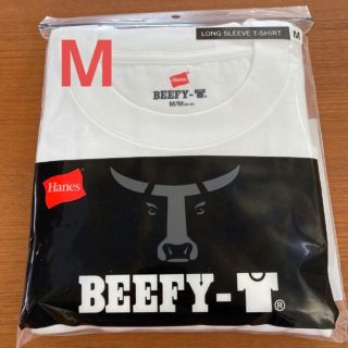 ヘインズ(Hanes)のM ビーフィー ロングスリーブ Tシャツ  BEEFY-T H5186(Tシャツ/カットソー(七分/長袖))