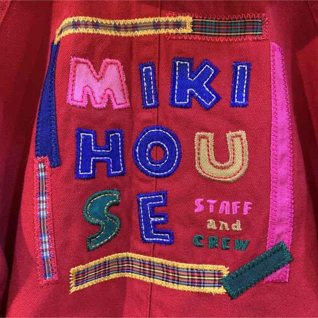 mikihouse(ミキハウス)のミキハウス　ジャンプスーツ　ロンパース　90 オールドミキハウス　ヴィンテージ  キッズ/ベビー/マタニティのキッズ服男の子用(90cm~)(コート)の商品写真