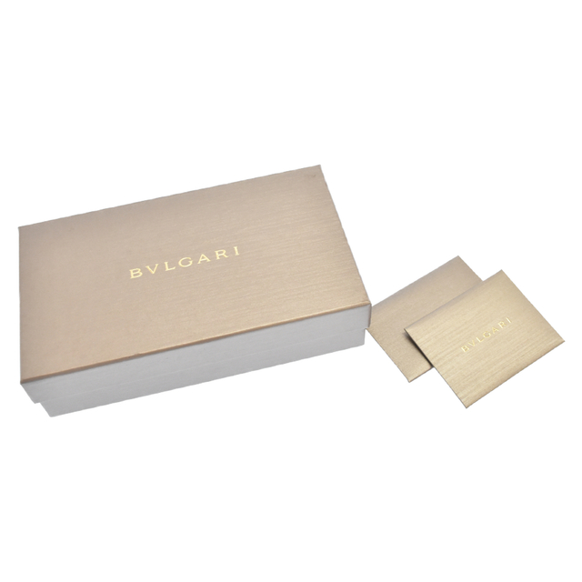 BVLGARI - BVLGARI ブルガリ B-Zero1 ロゴクリップ レザーウォレット ...