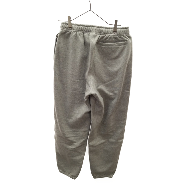 NIKE ナイキ 20AW×STUSSY Fleece Sweat Pants ロゴ刺繍スウェットパンツ グレー ステューシー DC4227-050