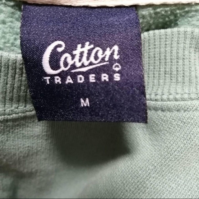 Cotton TRADERS くすみグリーン アースカラー スウェット メンズのトップス(スウェット)の商品写真