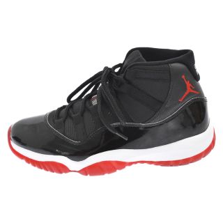 ナイキ(NIKE)のNIKE ナイキ AIR JORDAN 11 RETRO BRED エアジョーダン11 レトロ ブレッド ハイカットスニーカー 378037-061 レッド/ブラック(スニーカー)