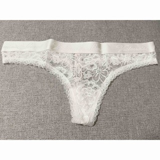 ヴィクトリアズシークレット(Victoria's Secret)のWest logo lace thong(ショーツ)