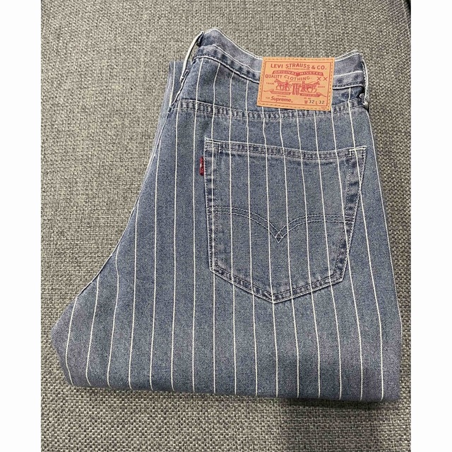 Supreme Levi's Pinstripe 550 Jeans 32インチ