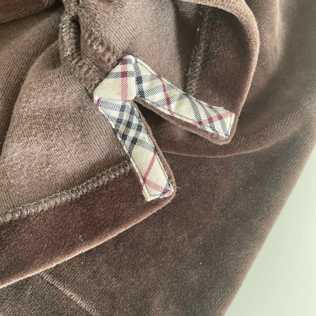 BURBERRY(バーバリー)のバーバリー　ベロアカーディガンL レディースのトップス(カーディガン)の商品写真