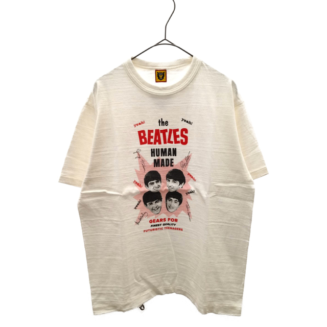 HUMAN MADE ヒューマンメイド 22SS×The Beatles ビートルズ クルーネック半袖Tシャツ ホワイト