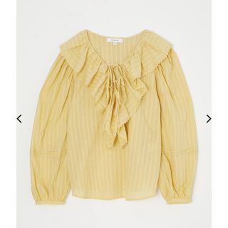 マウジー(moussy)のRUFFLE COLLAR ブラウス(シャツ/ブラウス(長袖/七分))