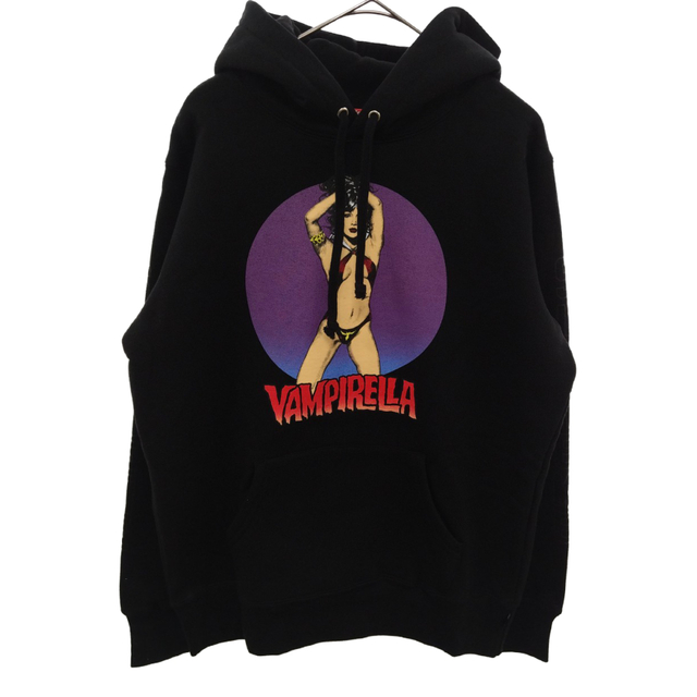 SUPREME シュプリーム 17SS Vampirella Hooded Sweatshirt ヴァンピレラ フロントロゴプリントスウェットプルオーバーパーカー ブラック